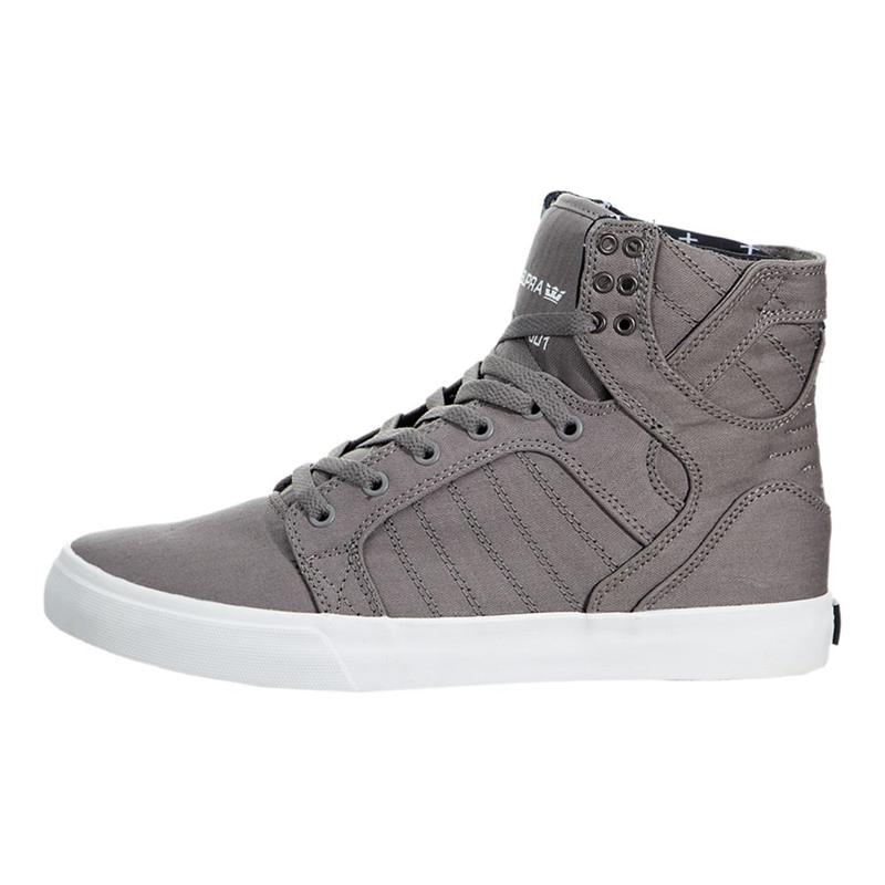 Supra SKYTOP Sneaker High Damen Grau Deutsch KCAZH1498